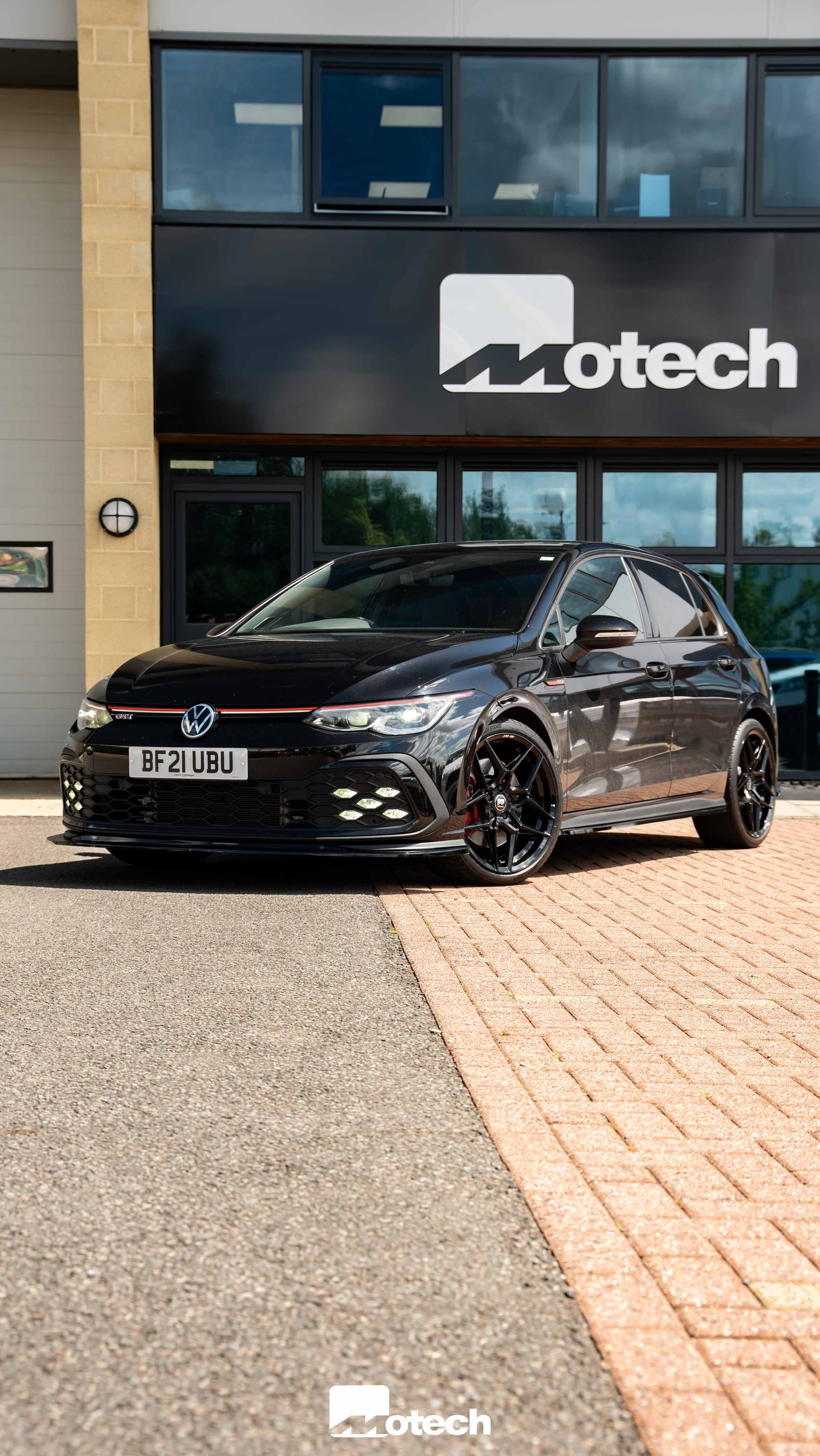 VW Golf MK8 GTI/R M-W1 19" Precision Black Wheels