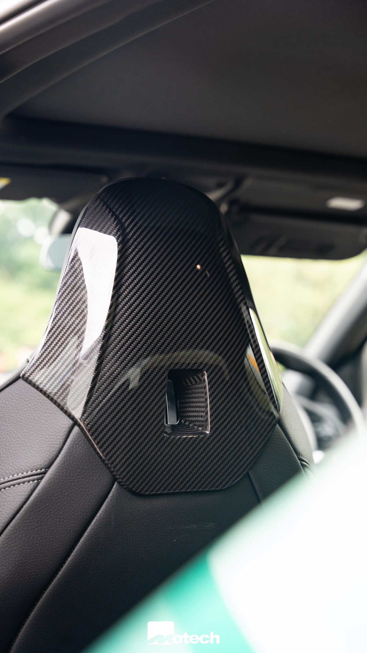 BMW M135i X Drive F40 Maxton Design Carbon Fibre Seat Backs