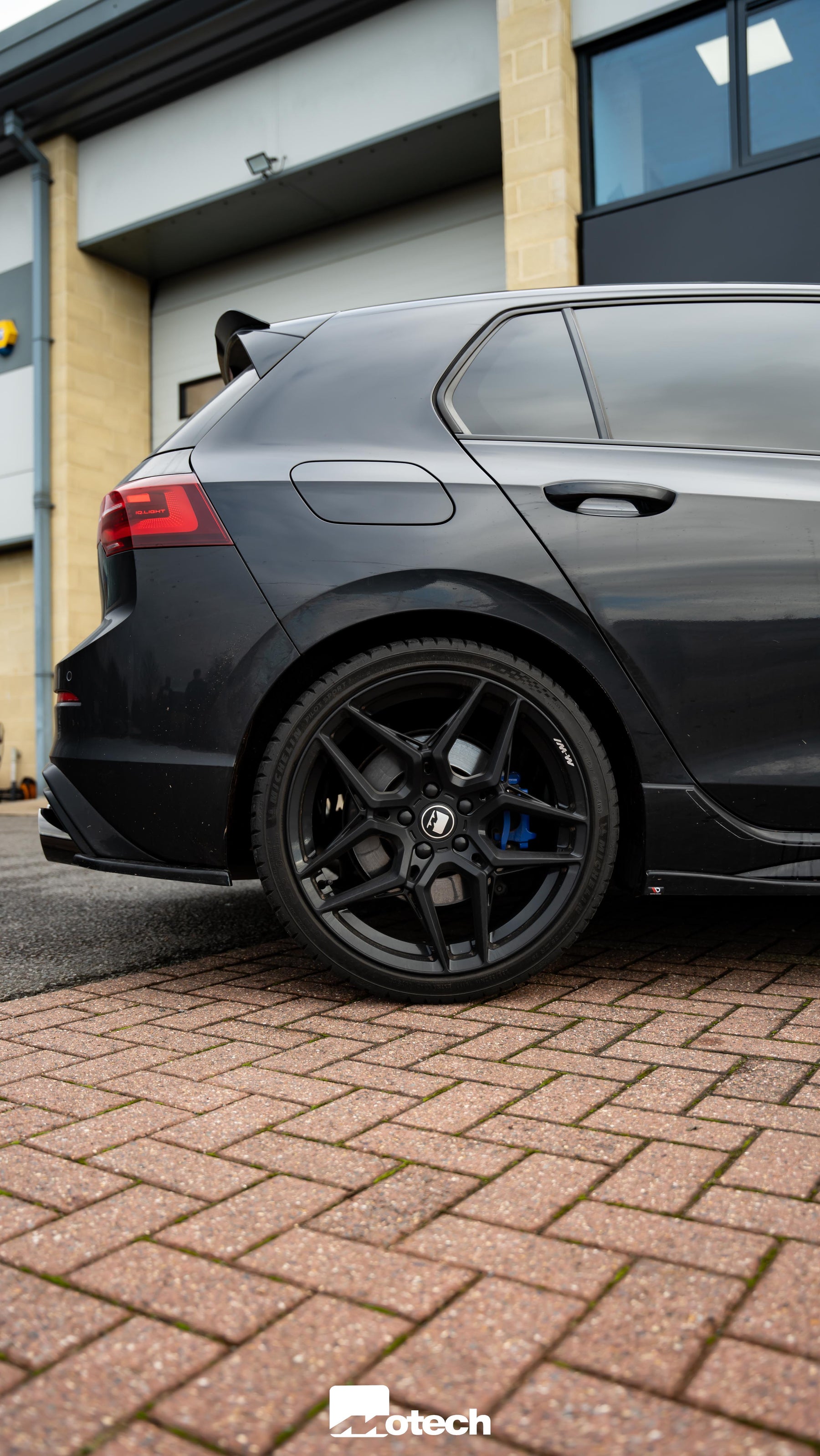 VW Golf MK8 GTI/R M-W1 19" Precision Black Wheels