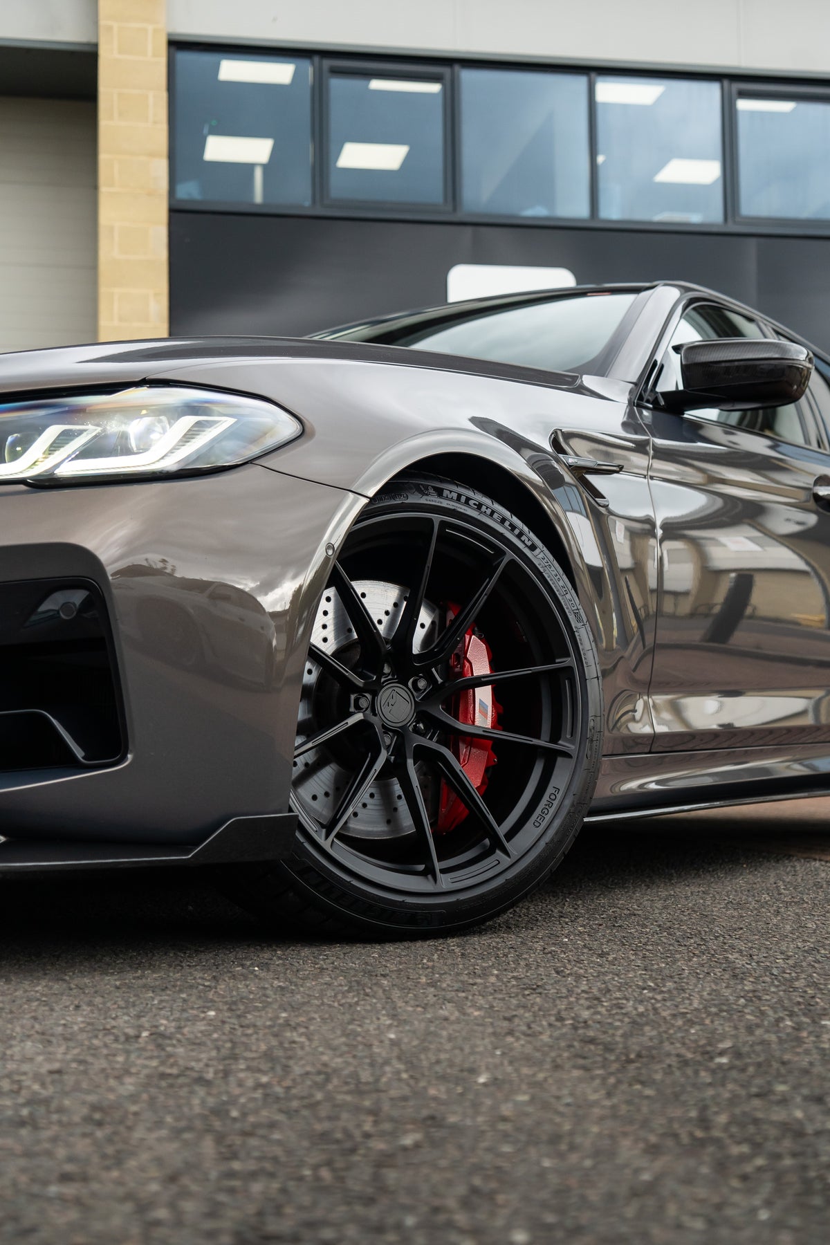 M5 F90 M-W4 Satin Black Forged Wheels