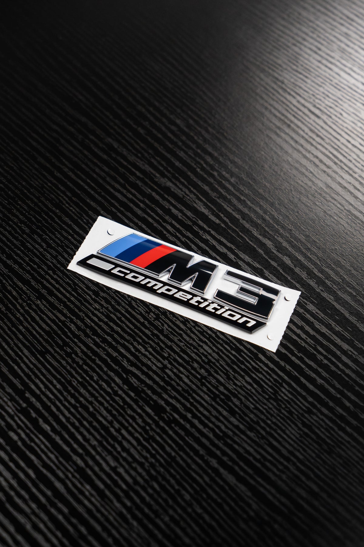 BMW  Genuine M3 Competition LCI Gloss Black Rear Badge