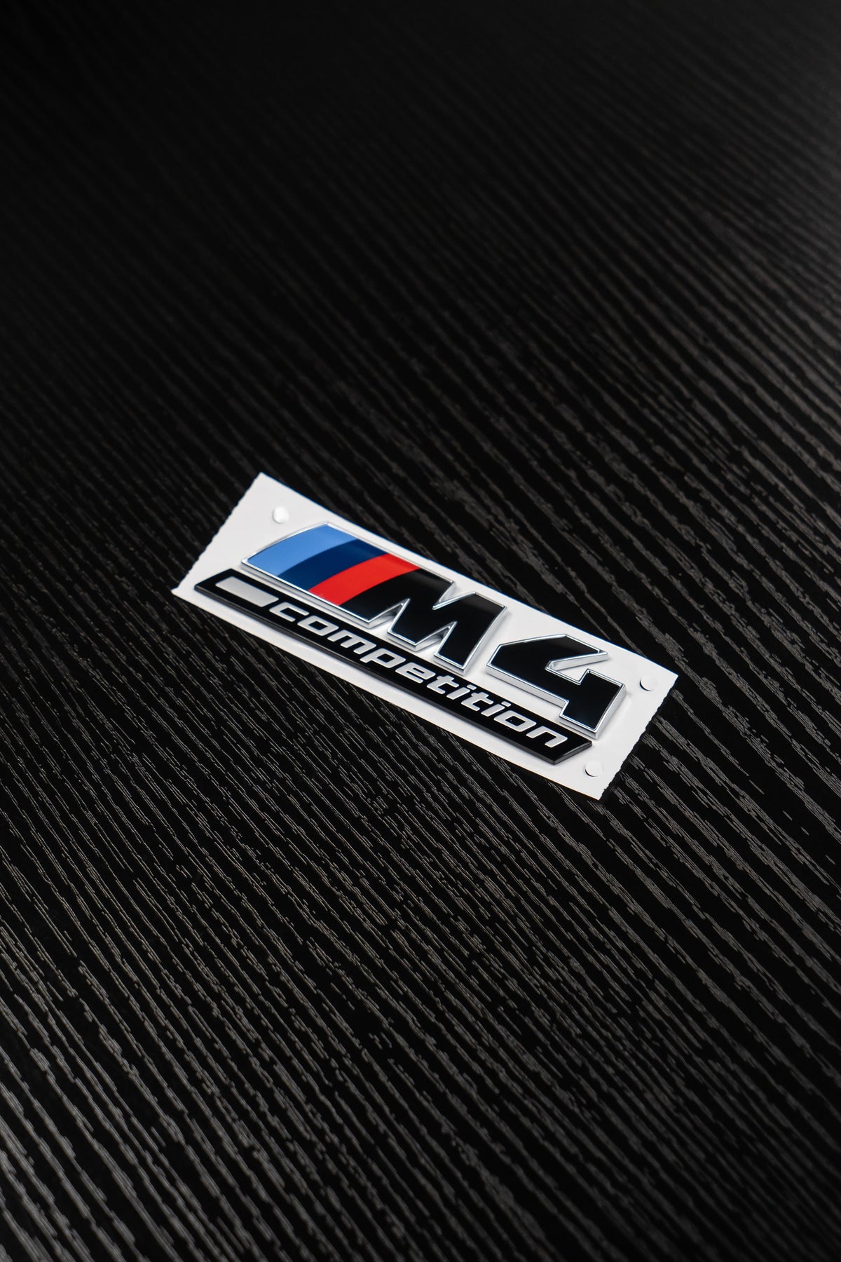 BMW Genuine M4 Competition LCI Gloss Black Rear Badge