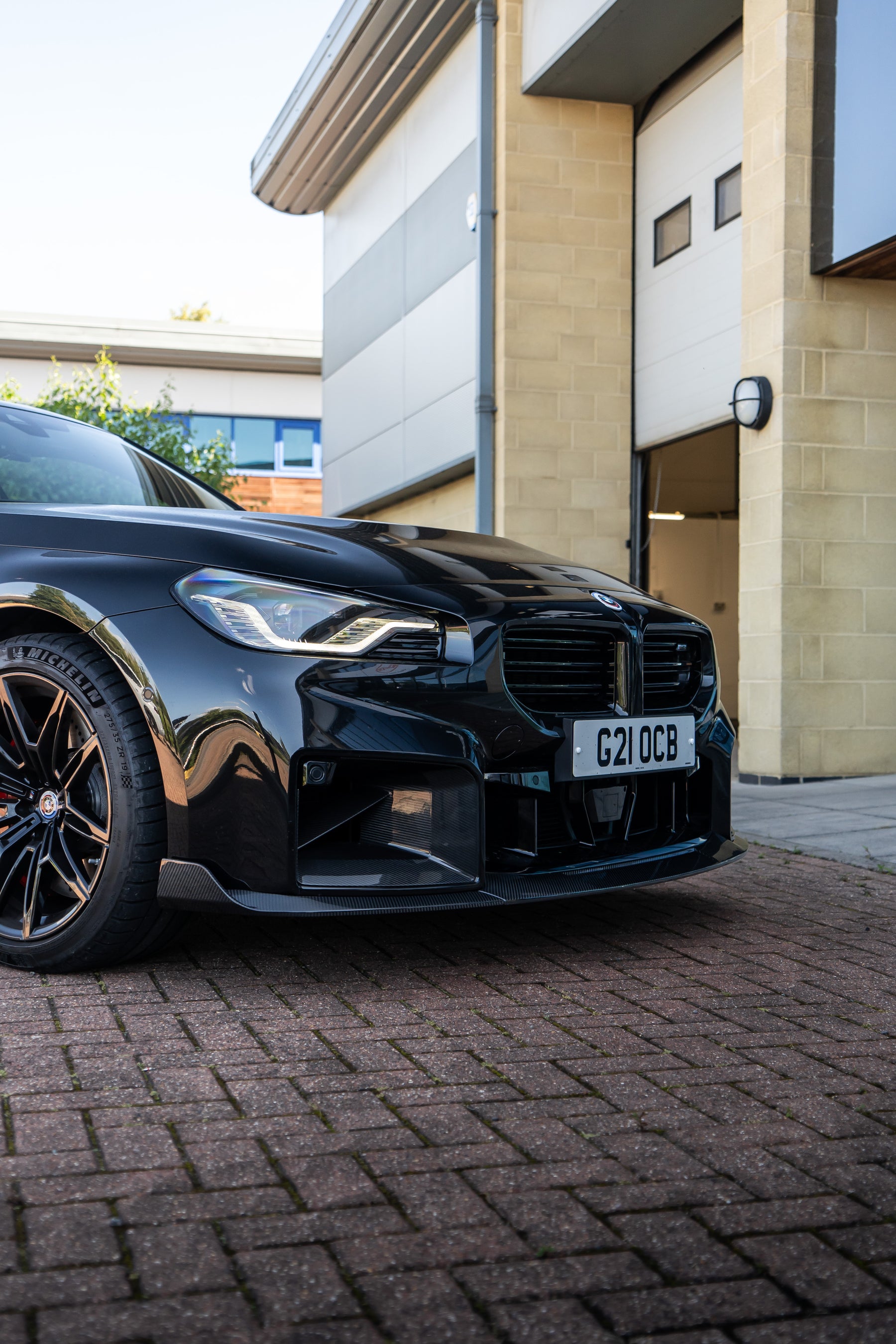 G87 M2 TRE Carbon Fibre Front Splitter with Winglets