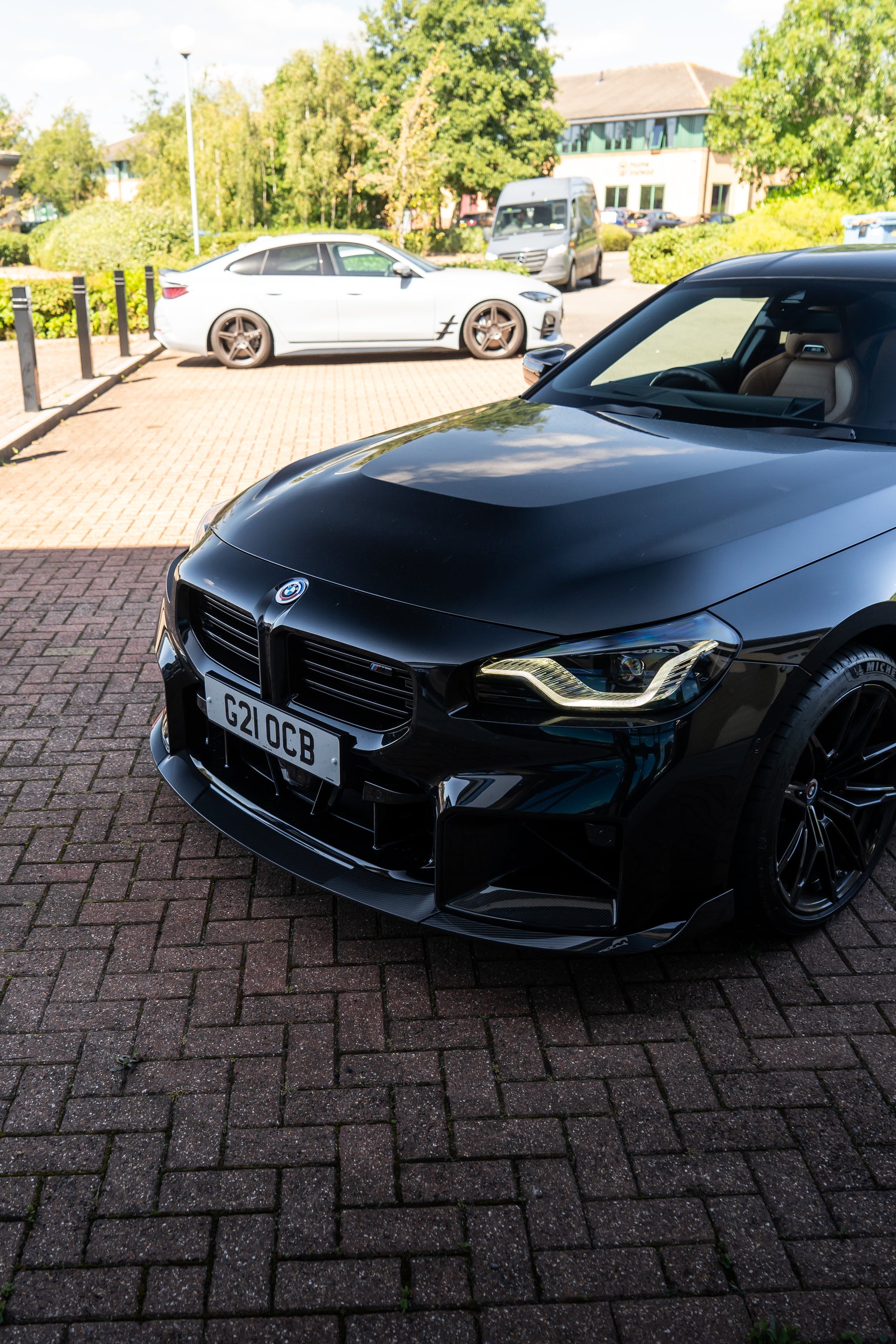 G87 M2 TRE Carbon Fibre Front Splitter with Winglets