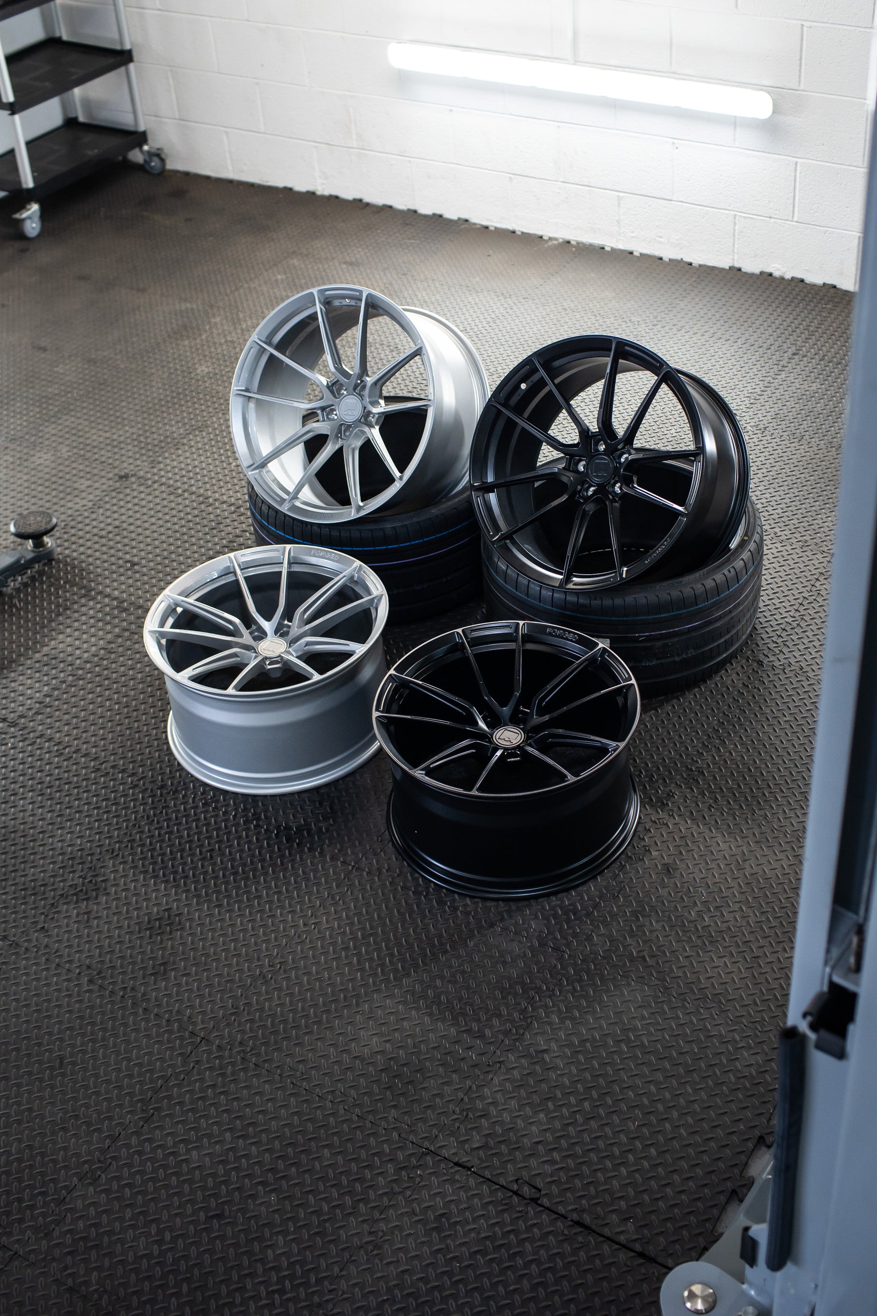 M4 G82 G83 M-W4 Satin Black Forged Wheels