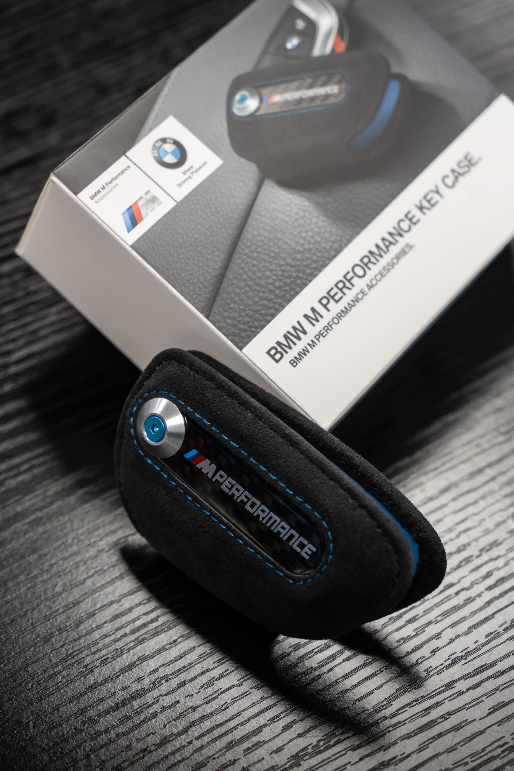 Genuine BMW M Performance Key Case In Alcantara (G Series & F Series)