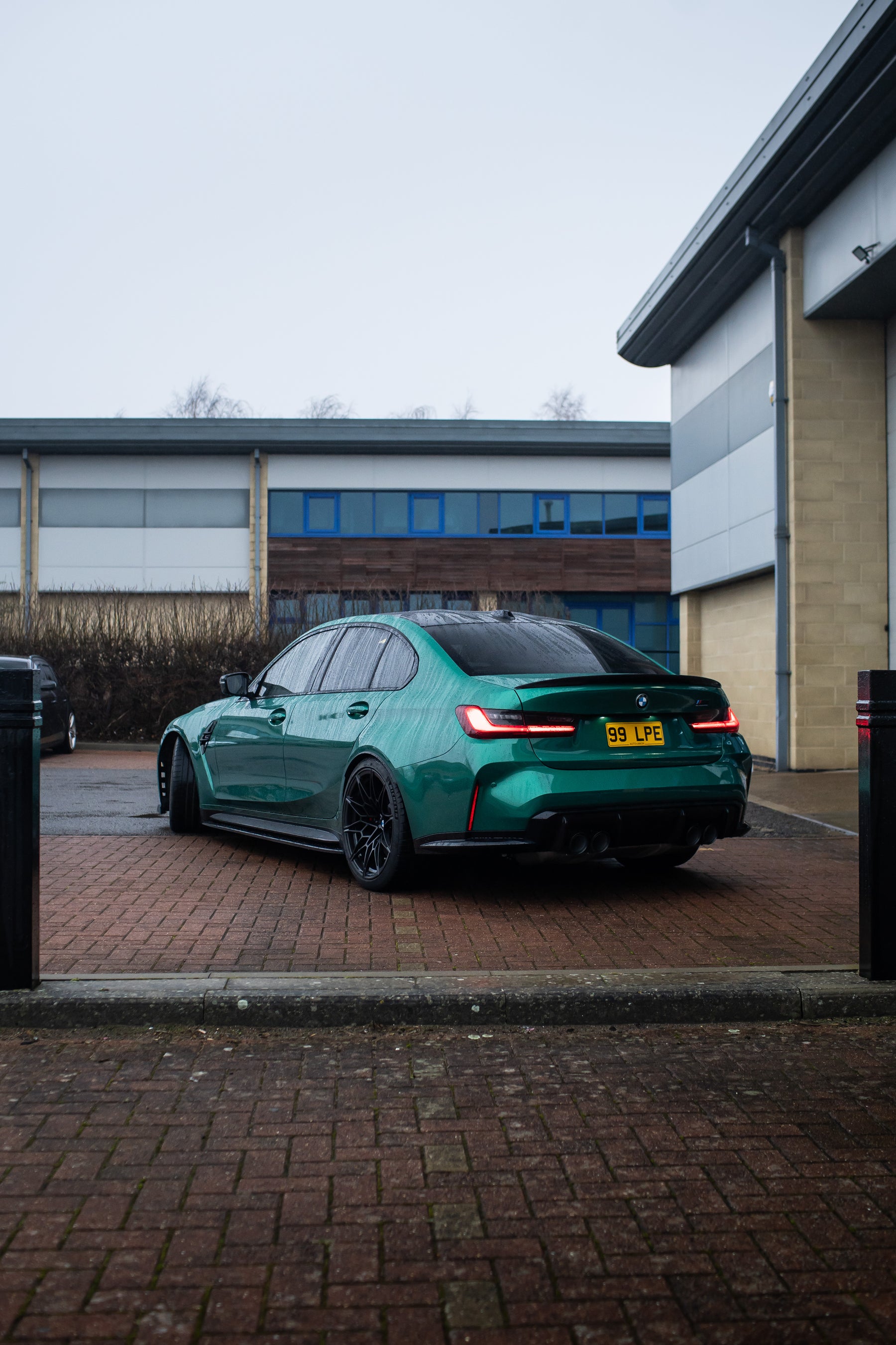 BMW G80 M3 Competition Maxton Design Gloss Black Side Skirts